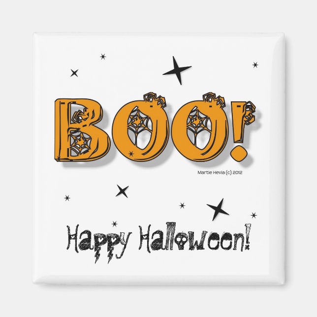 Halloween Boo! Magnet (Front)
