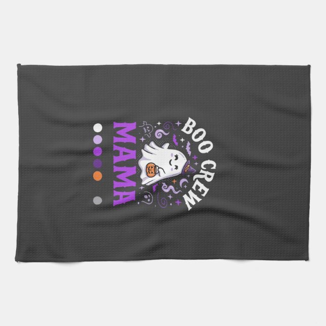 Halloween Boo Mama Magic Kitchen Towel (Horizontal)