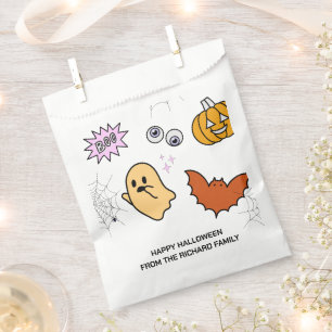 Halloween Boo   Modern Stylish Candy Favour Bag