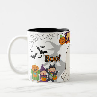 Halloween Boo Mug – Cute Spooky Cup