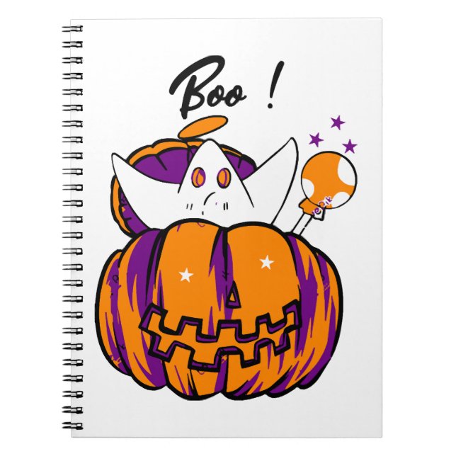 Halloween Boo                         Notebook (Front)