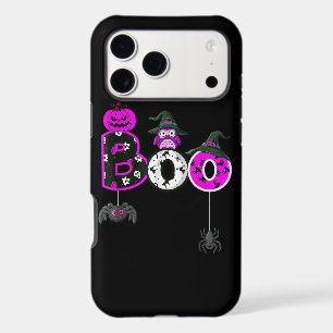 Halloween Boo Owl With Witch Hat Spiders Boys Girl