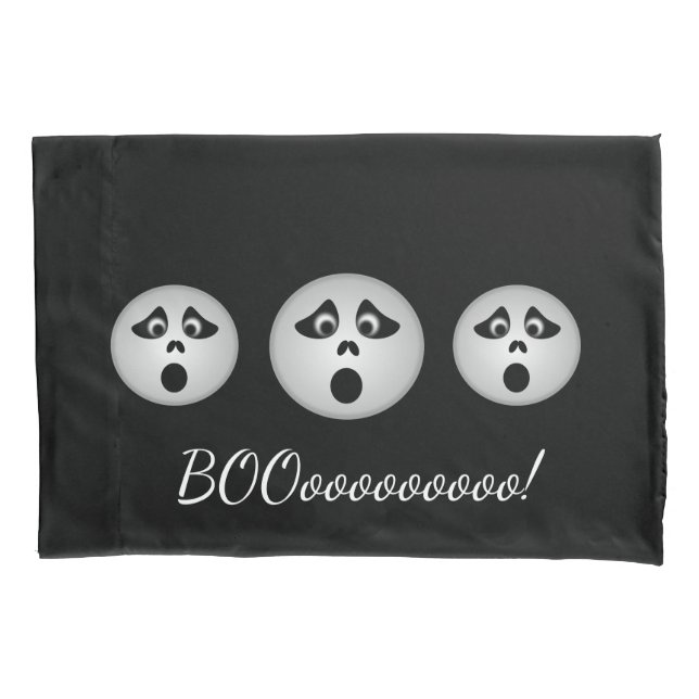 Halloween Boo Pillowcase (Front)