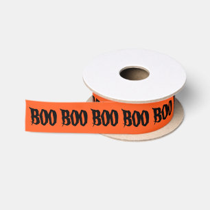 Halloween BOO Satin Ribbon