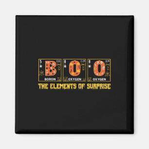Halloween Boo School Chemistry Nerd Physics Pumpki Magnet