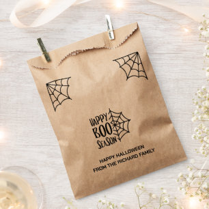 Halloween Boo Season   Modern Stylish Candy Favour Bag