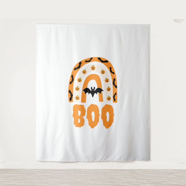 Halloween Boo                        Tapestry (Front)