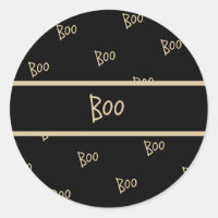 Halloween boo typography