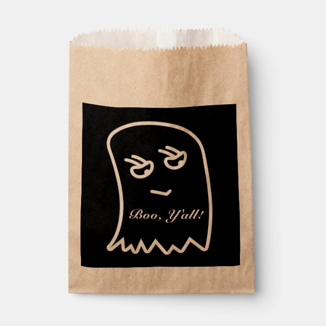 Halloween Boo, "Y'all" Favoriser les sacs (Devant)