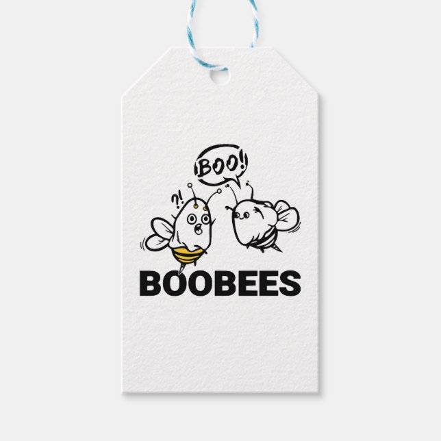 Halloween BooBees Gift Tags (Front)