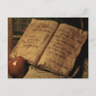 Halloween Book of Potions ~ Postcard