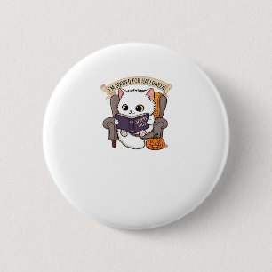 Halloween Bookish  Spookily Cozy and Cleverly Lite 2 Inch Round Button