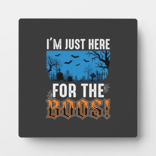 Halloween Boos Ghost Graveyard Vector Design_1 Plaque