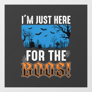 Halloween Boos Ghost Graveyard Vector Design_1 Window Cling