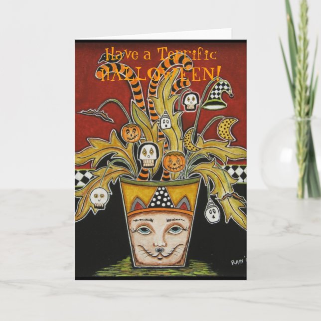 Halloween Bouquet I Card (Front)
