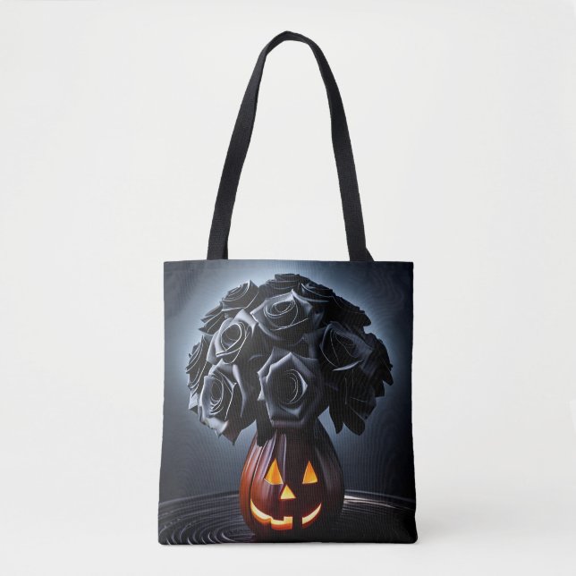 Halloween Bouquet Tote Bag (Front)