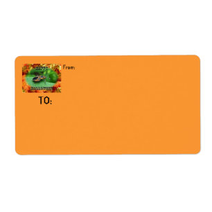 Halloween Box Elder Bug Coordinating Items Label