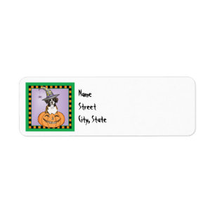 Halloween Boxer Label