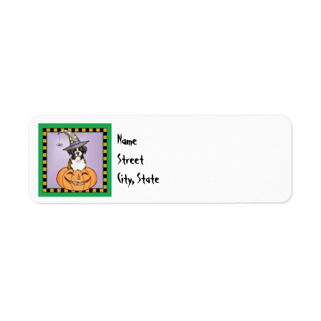 Halloween Boxer Label (Front)