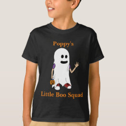 Halloween boy trick or treat Poppy's Little Boo T-Shirt