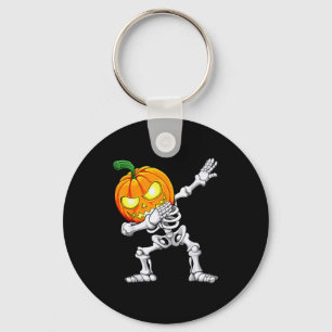 Halloween Boys Dabbing Skeleton Y Pumpkin Jack O L Keychain