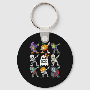 Halloween Boys Skeleton Zombie Pumpkin Unique Boo Keychain