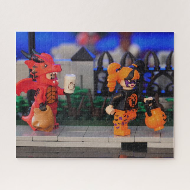 Halloween Brick built Puzzle (Horizontal)