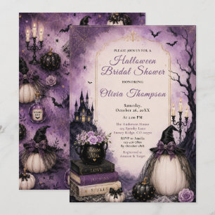 Halloween Bridal Shower Invitation
