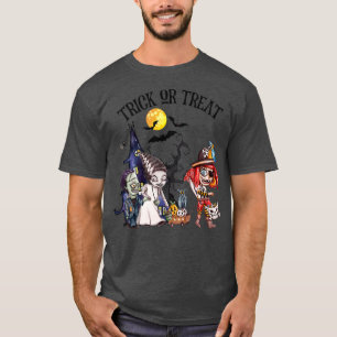 Halloween Bride Of Frankenstein Rag doll T-Shirt