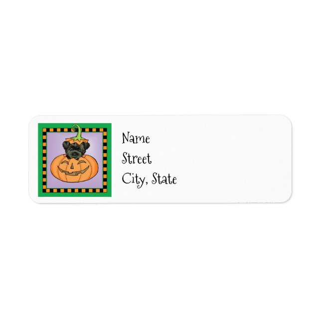 Halloween Brittany Label (Front)