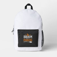 Halloween Broom Parking Witch Hat Graphic