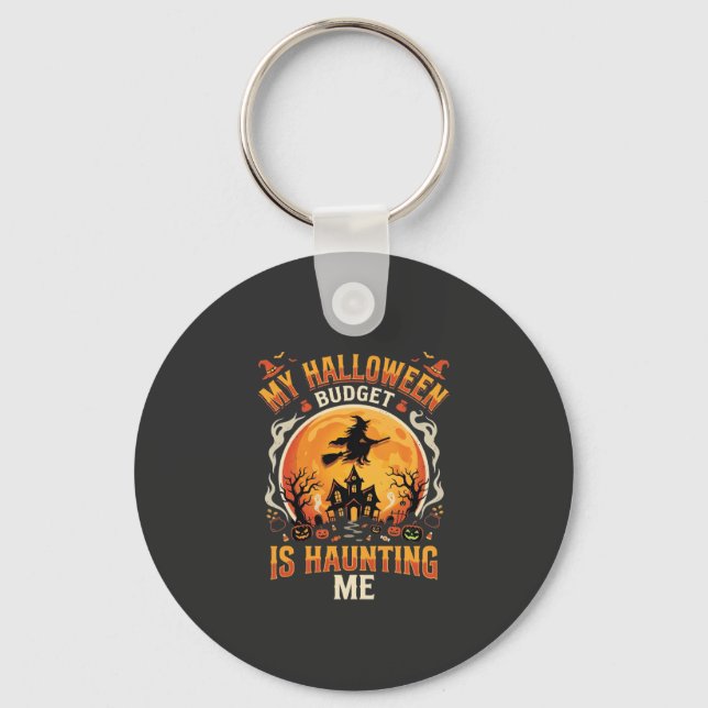 Halloween Budget Haunt Keychain (Front)