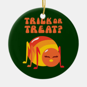 Halloween Bug Ceramic Ornament