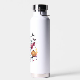 Halloween Bull Sheet,Funny Ghost Cow Water Bottle