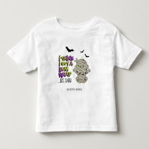 Halloween Bum Wrap Mummy Baby Green ID683 Toddler T-shirt
