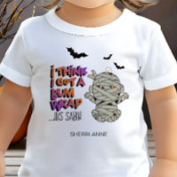 Halloween Bum Wrap Mummy Baby Orange ID683