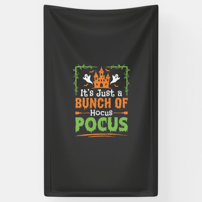 Halloween Bunch of Hocus Pocus Banner (Vertical)