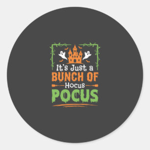 Halloween Bunch of Hocus Pocus Classic Round Sticker