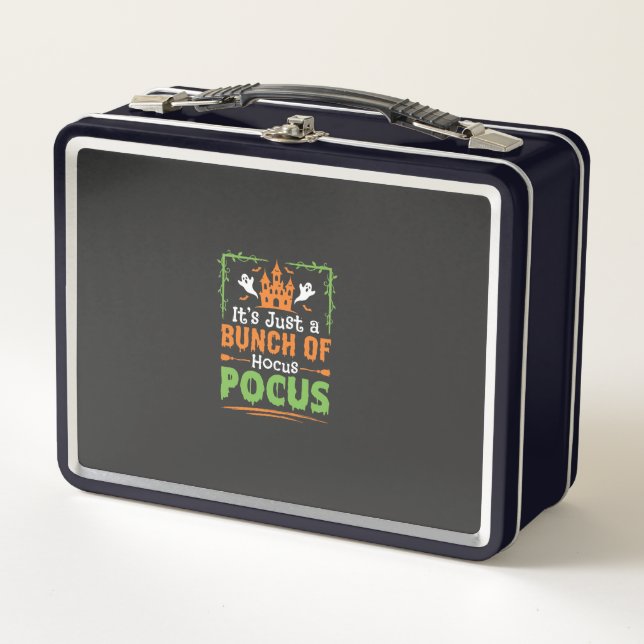 Halloween Bunch of Hocus Pocus Metal Lunch Box (Front)