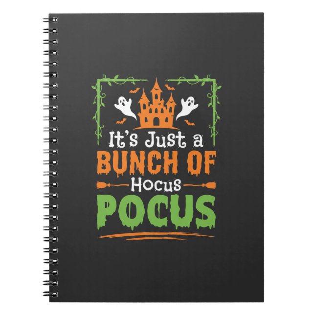Halloween Bunch of Hocus Pocus Notebook (Front)