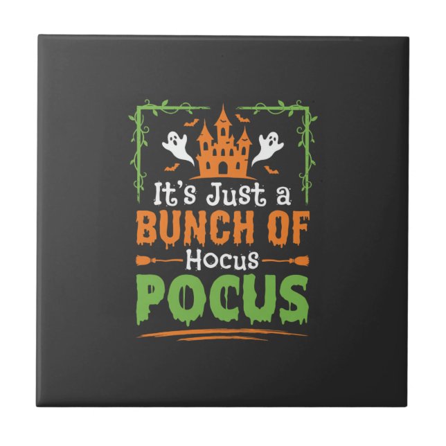 Halloween Bunch of Hocus Pocus Tile (Front)