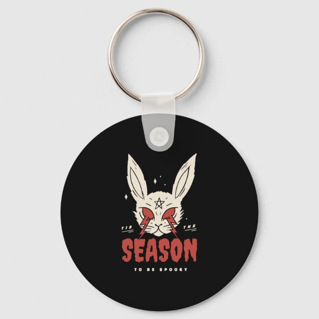 Halloween Bunny Keychain (Front)