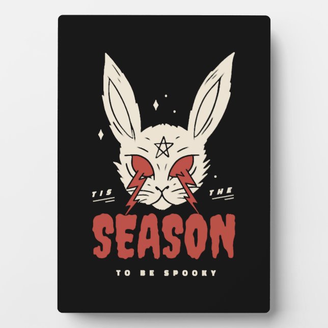 Halloween Bunny Plaque (Front)