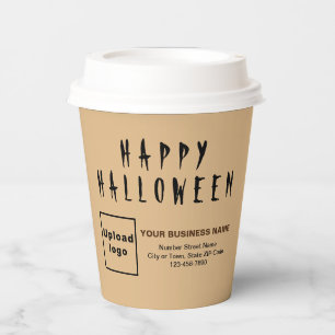 Halloween Business Light Brown Paper Cup