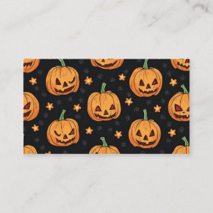 halloween bussiness card