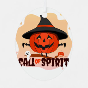 Halloween Call of Spirit Metal Ornament