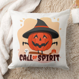 Halloween Call of Spirit Throw Pillow