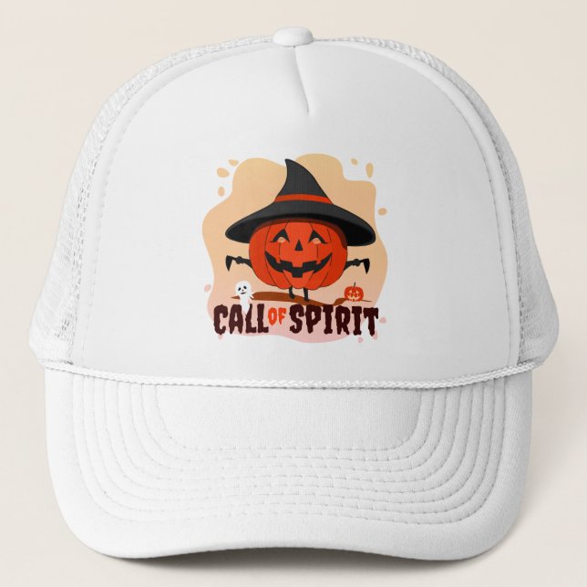 Halloween Call of Spirit Trucker Hat (Front)