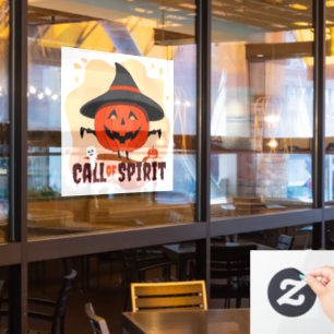 Halloween Call of Spirit Window Cling