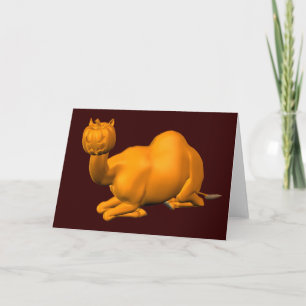 Halloween Camel Card